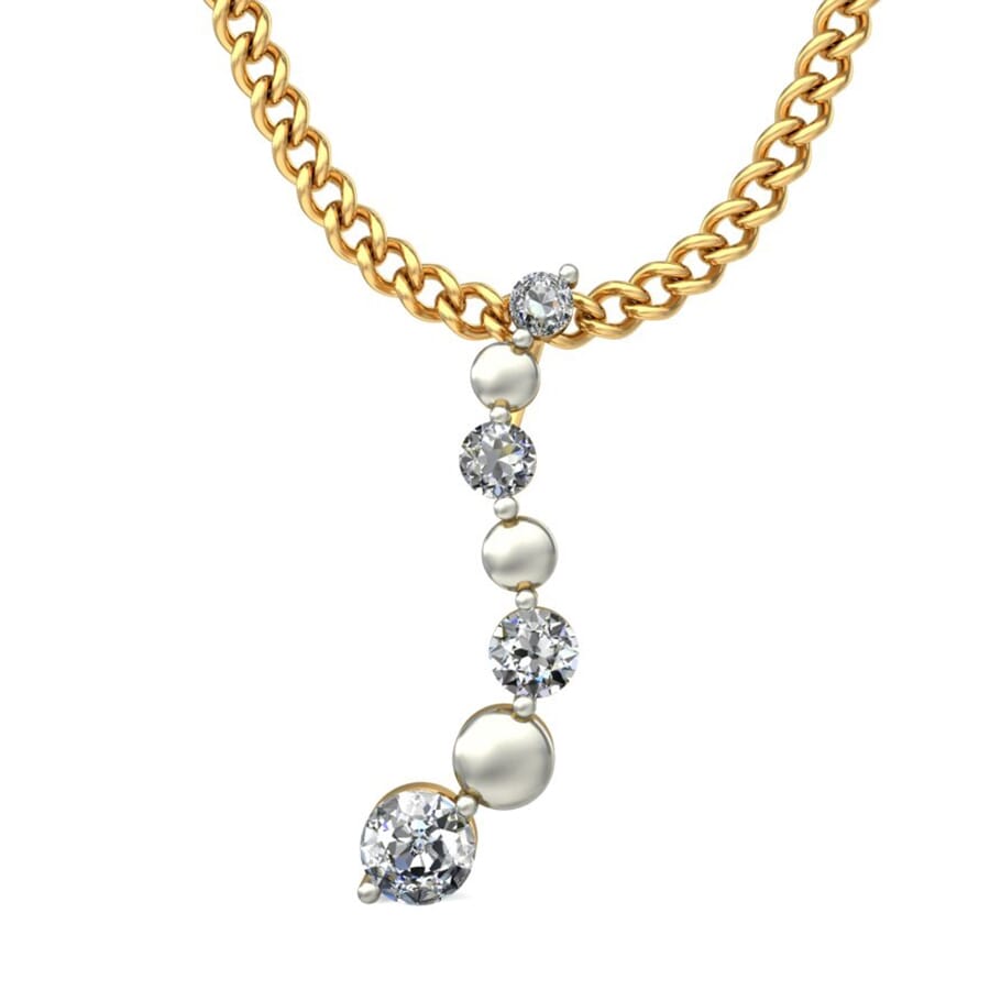 Round Diamond Fancy Pendant