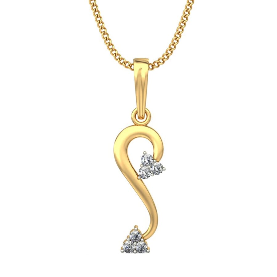 Round Diamond Fancy Pendant