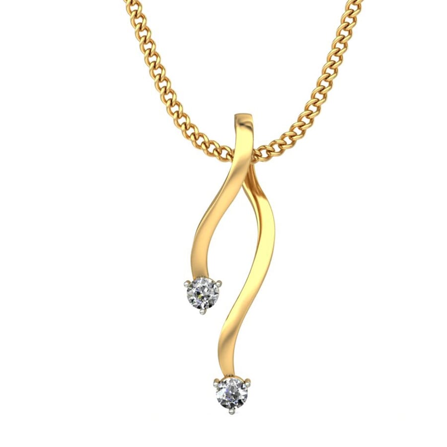 Round Diamond Fancy Pendant