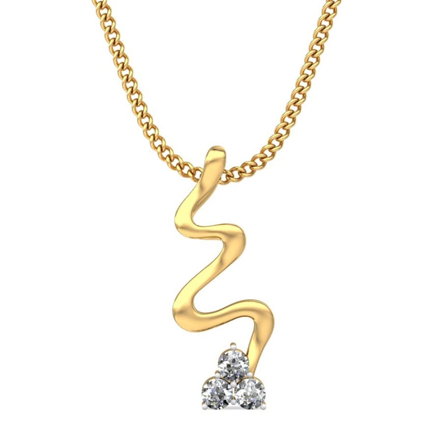 Round Diamond Fancy Pendant