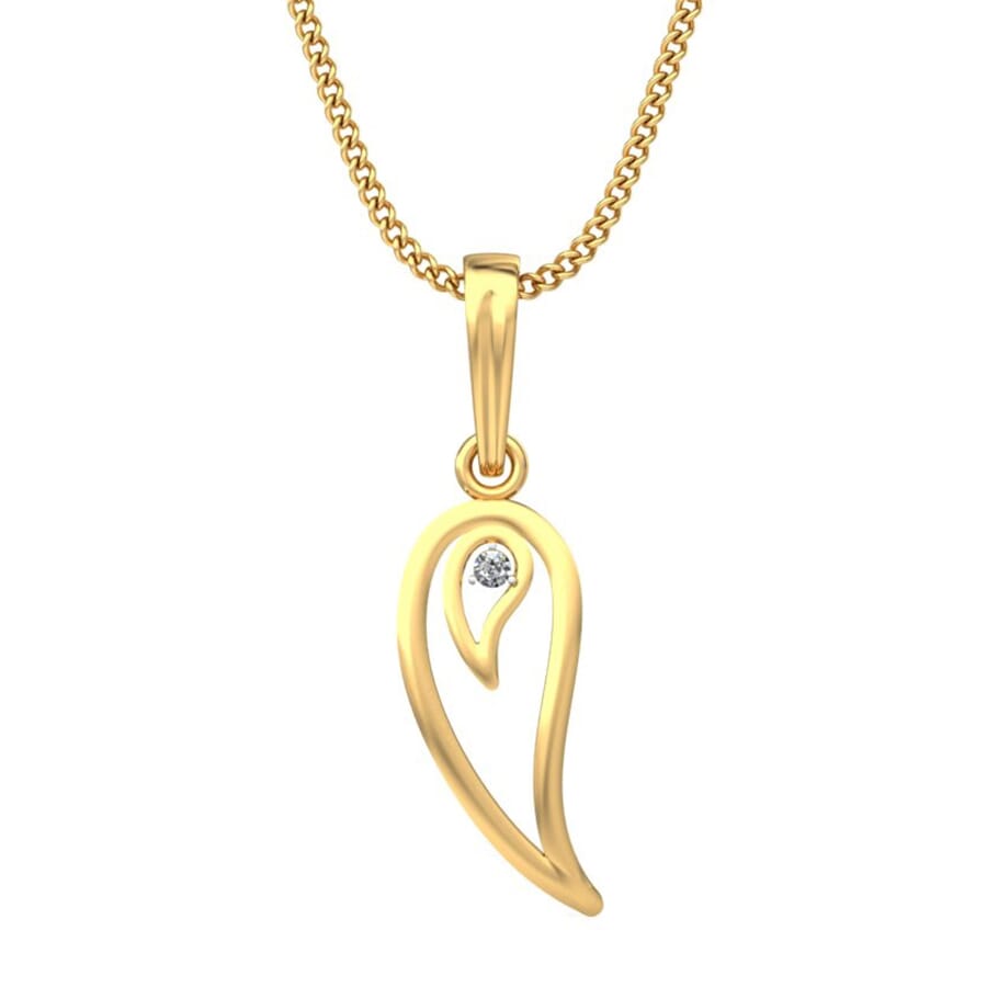 Round Diamond Fancy Pendant