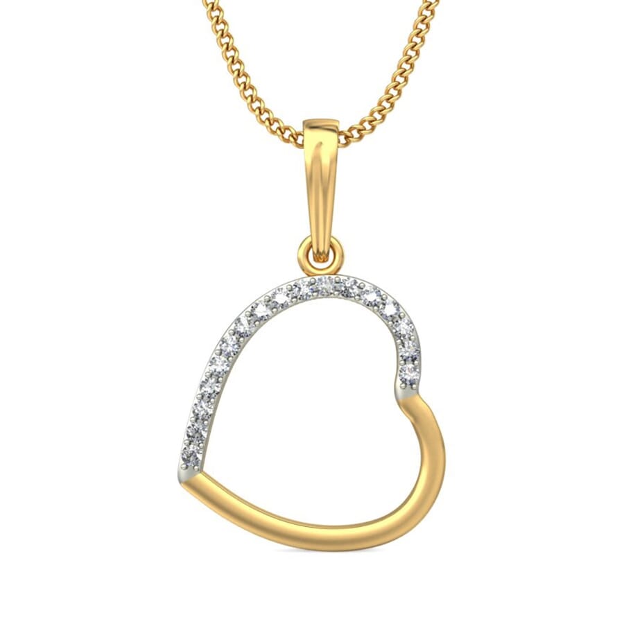 Round Diamond Fancy Pendant