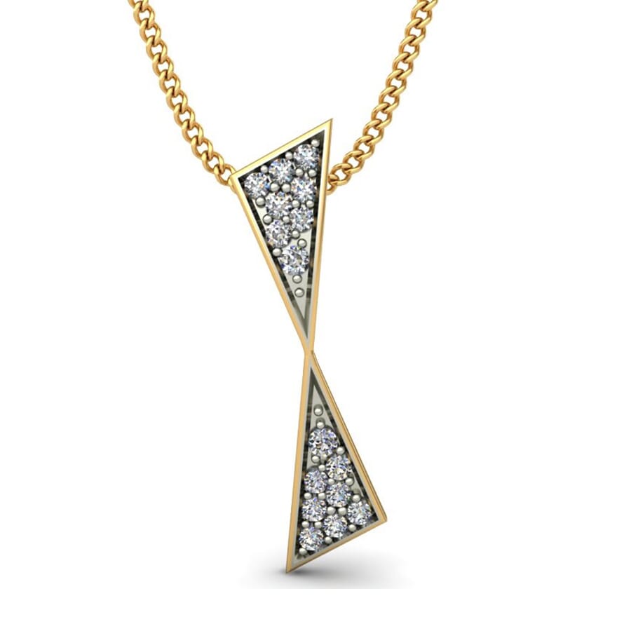 Round Diamond Fancy Pendant