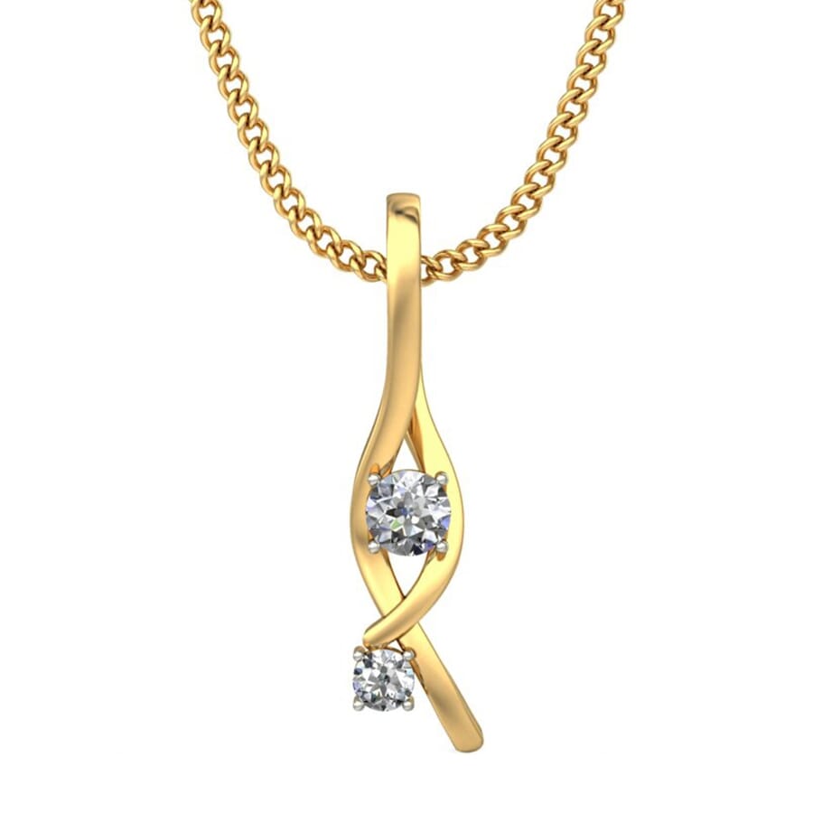 Round Diamond Fancy Pendant