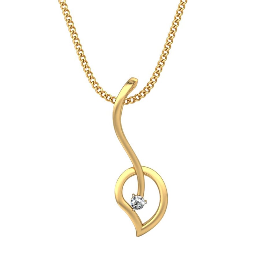 Round Diamond Fancy Pendant