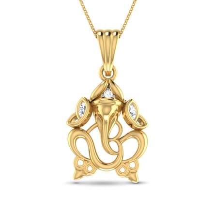 Round Diamond Fancy Pendant