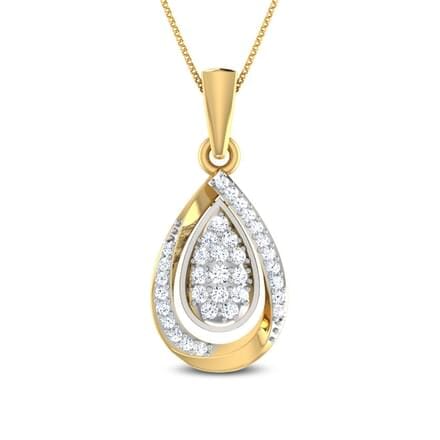 Round Diamond Fancy Pendant