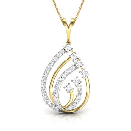 Round Diamond Fancy Pendant