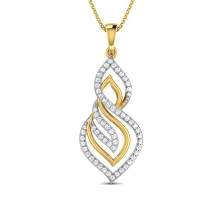 Round Diamond Fancy Pendant
