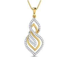 Round Diamond Fancy Pendant