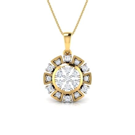 Round Diamond Fancy Pendant