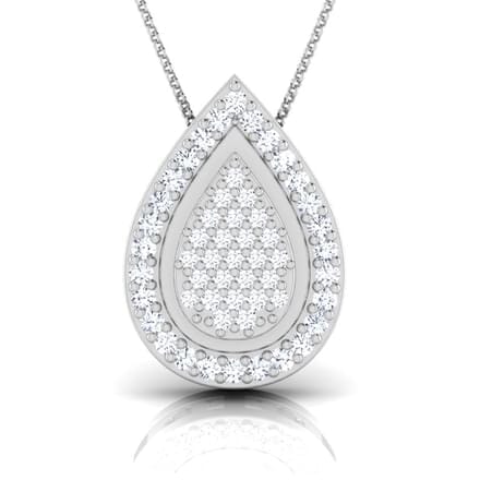 Round Diamond Fancy Pendant
