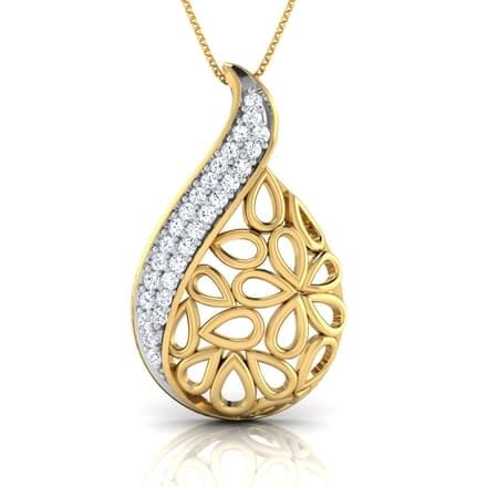 Round Diamond Fancy Pendant