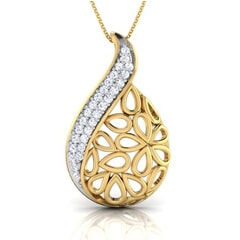 Round Diamond Fancy Pendant