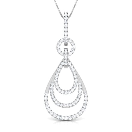Round Diamond Fancy Pendant