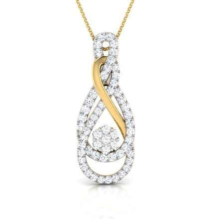 Round Diamond Fancy Pendant