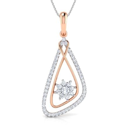 Round Diamond Fancy Pendant