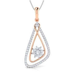 Round Diamond Fancy Pendant