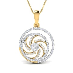 Round Diamond Fancy Pendant