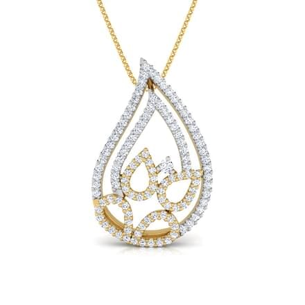 Round Diamond Fancy Pendant