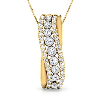 Round Diamond Fancy Pendant