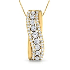 Round Diamond Fancy Pendant