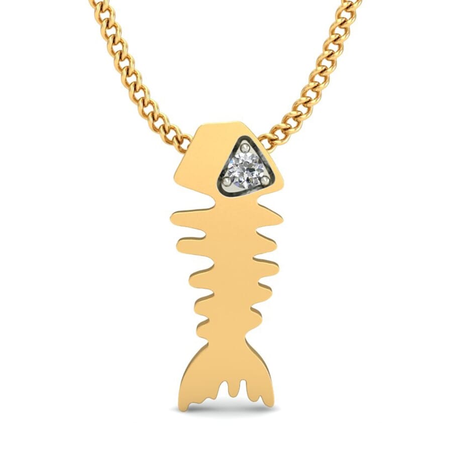 Round Diamond Fancy Pendant