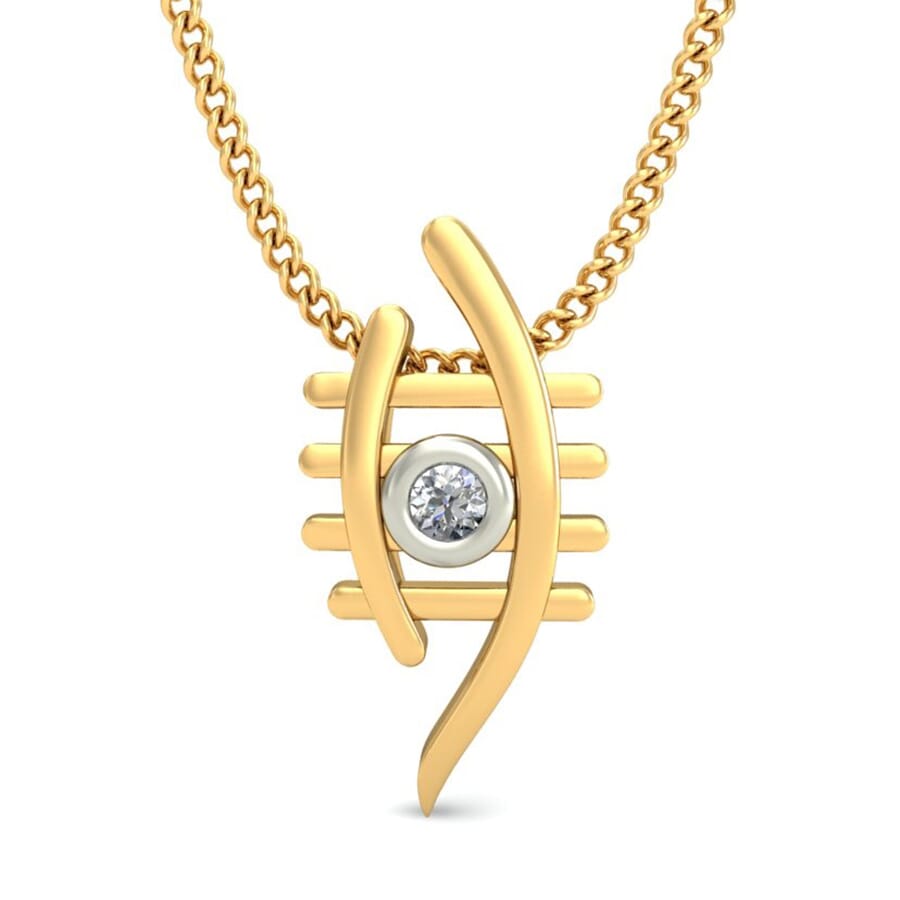 Round Diamond Fancy Pendant