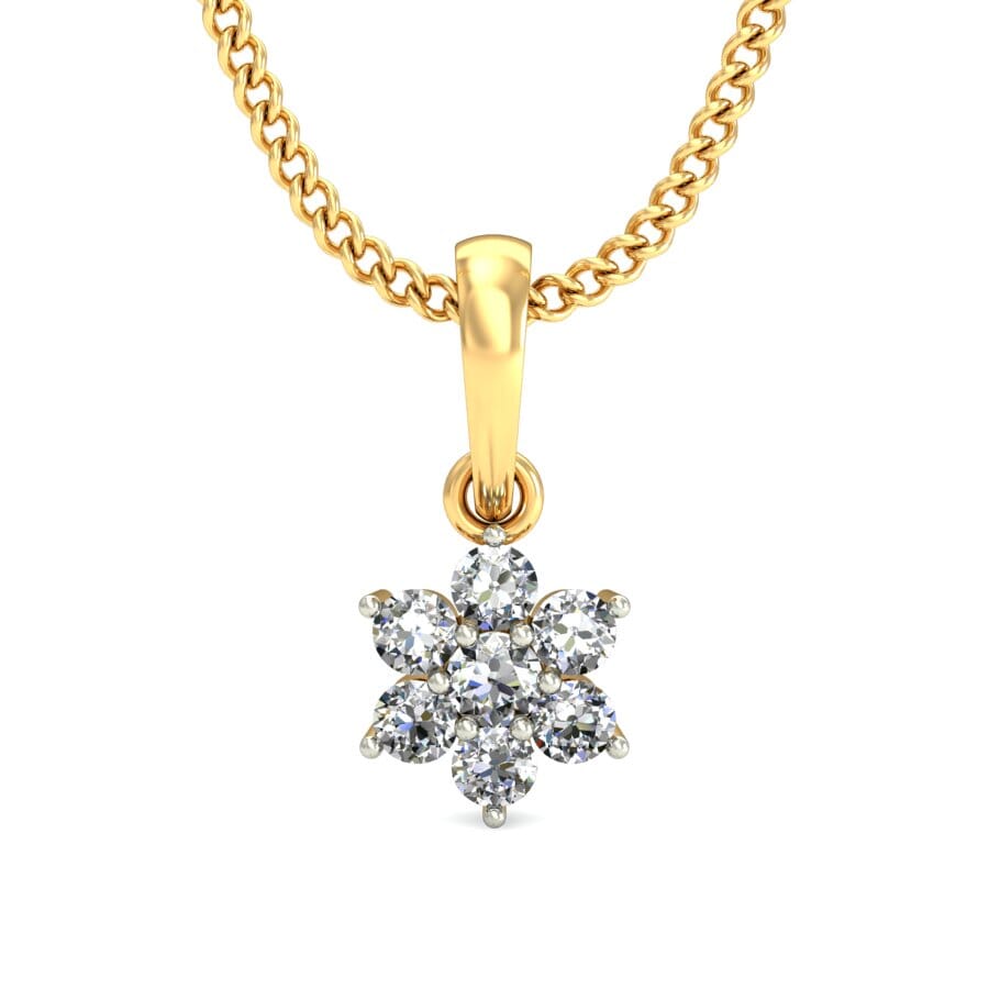Round Diamond Fancy Pendant