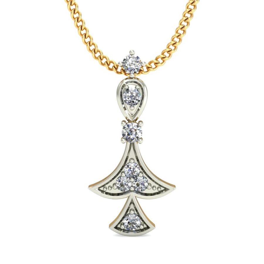 Round Diamond Fancy Pendant
