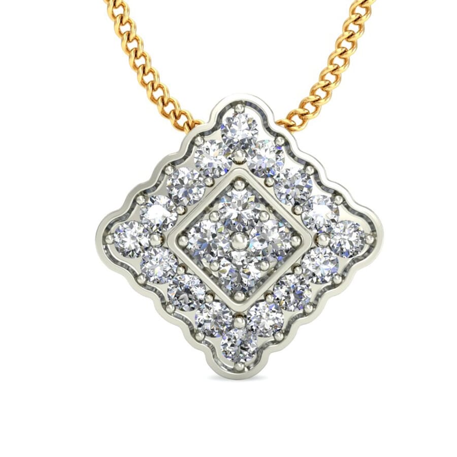 Round Diamond Fancy Pendant
