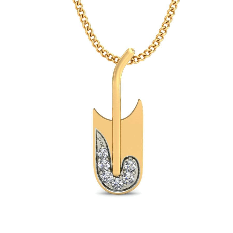 Round Diamond Fancy Pendant