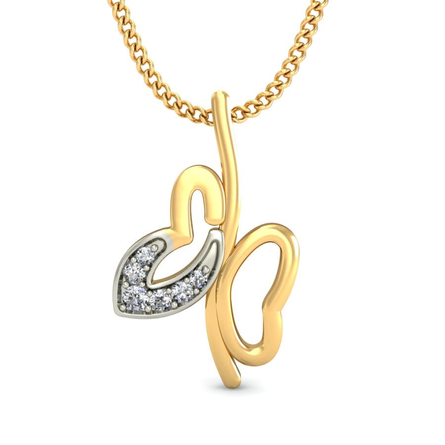 Round Diamond Fancy Pendant