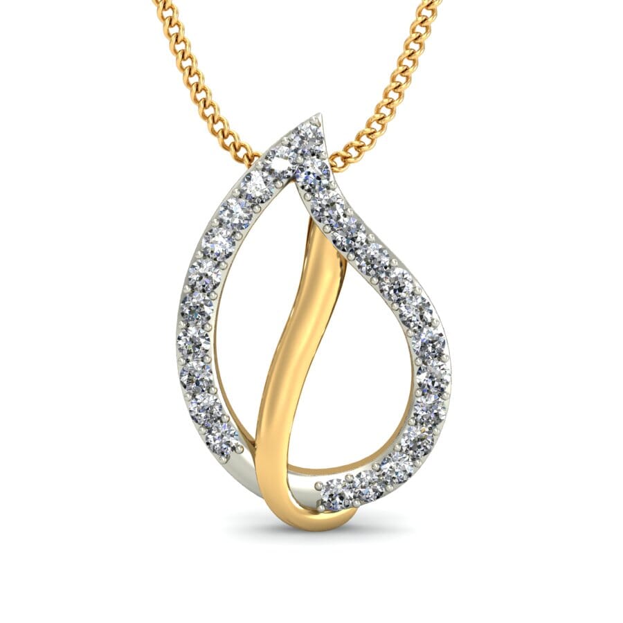 Round Diamond Fancy Pendant