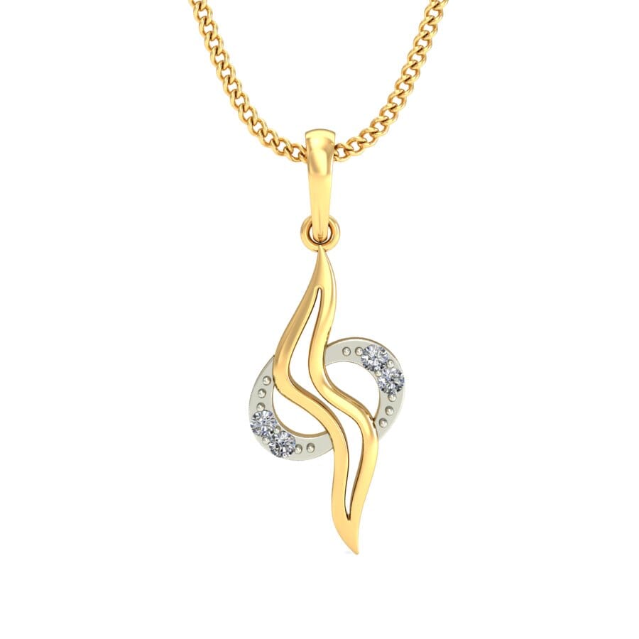 Round Diamond Fancy Pendant