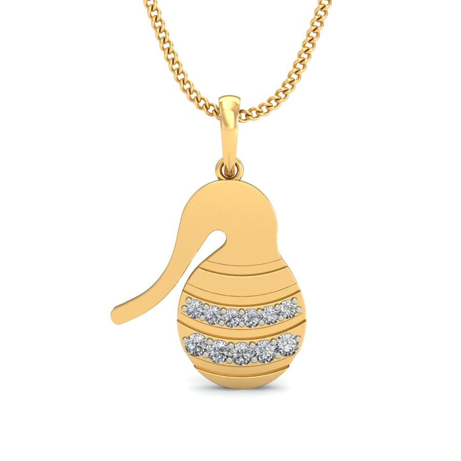 Round Diamond Fancy Pendant