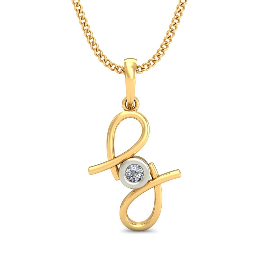 Round Diamond Fancy Pendant