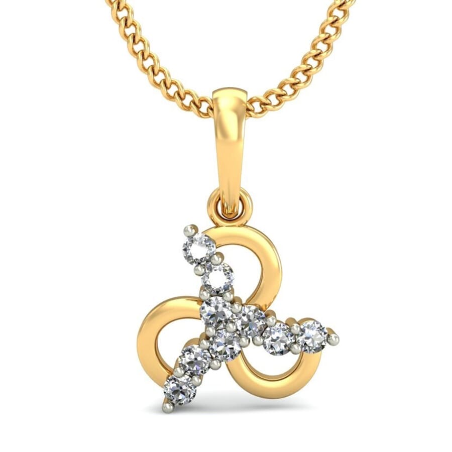 Round Diamond Fancy Pendant