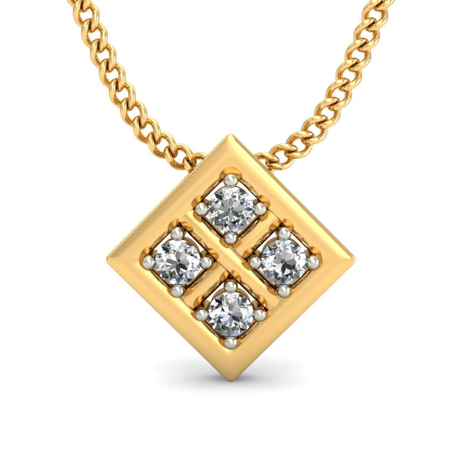 Round Diamond Fancy Pendant