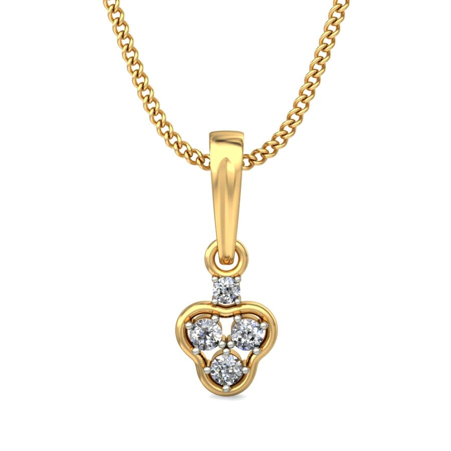 Round Diamond Fancy Pendant