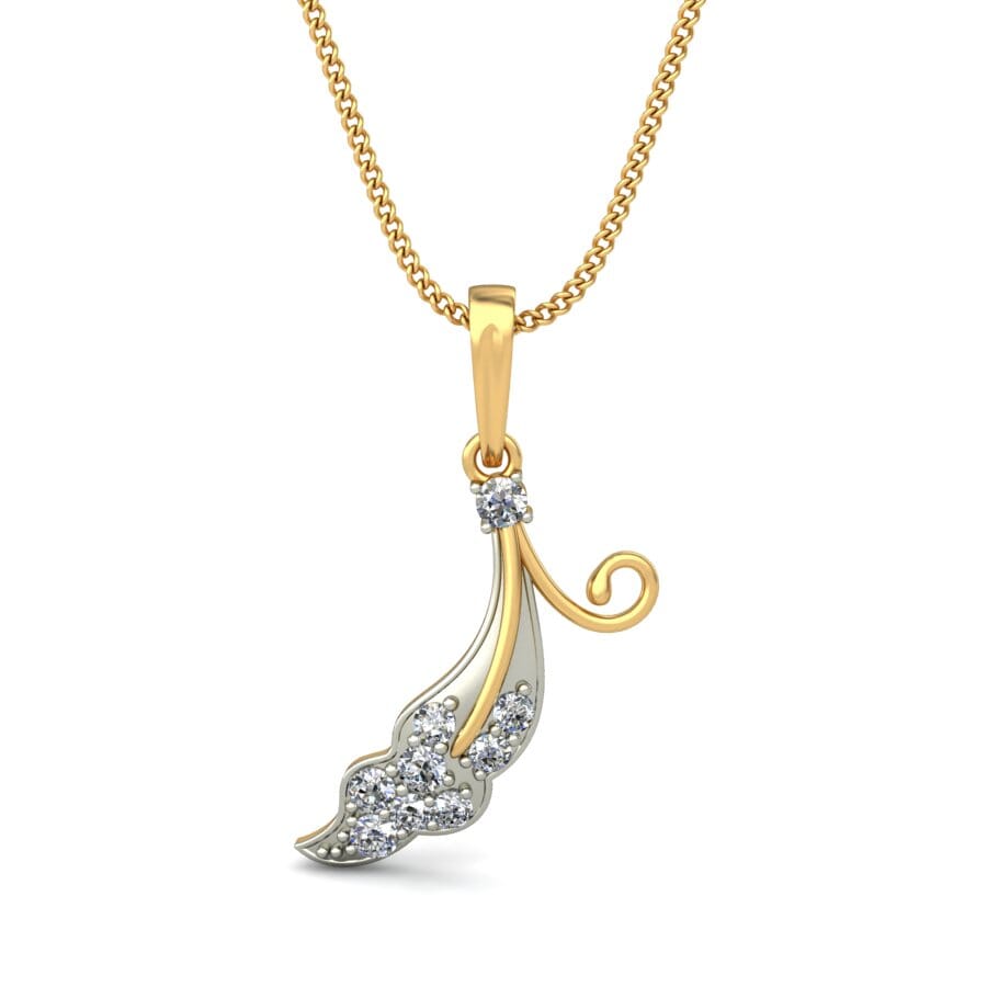 Round Diamond Fancy Pendant