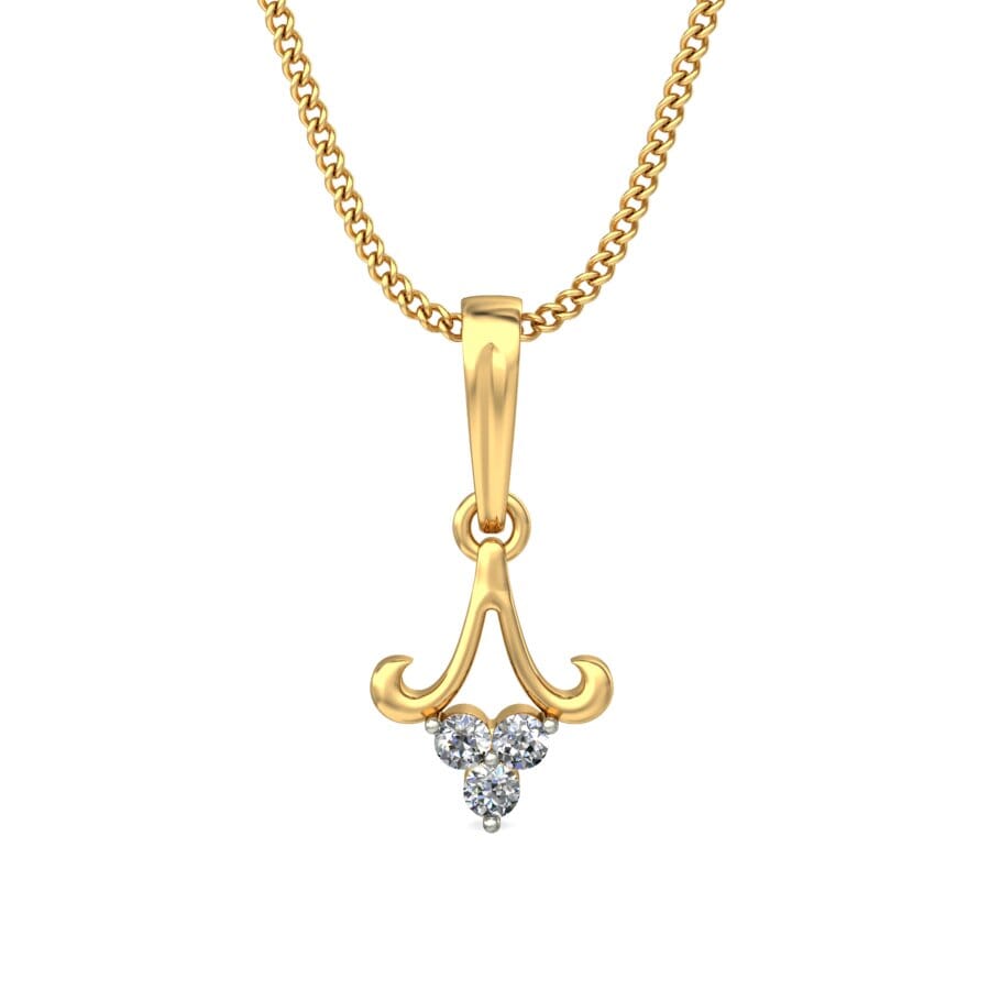 Round Diamond Fancy Pendant