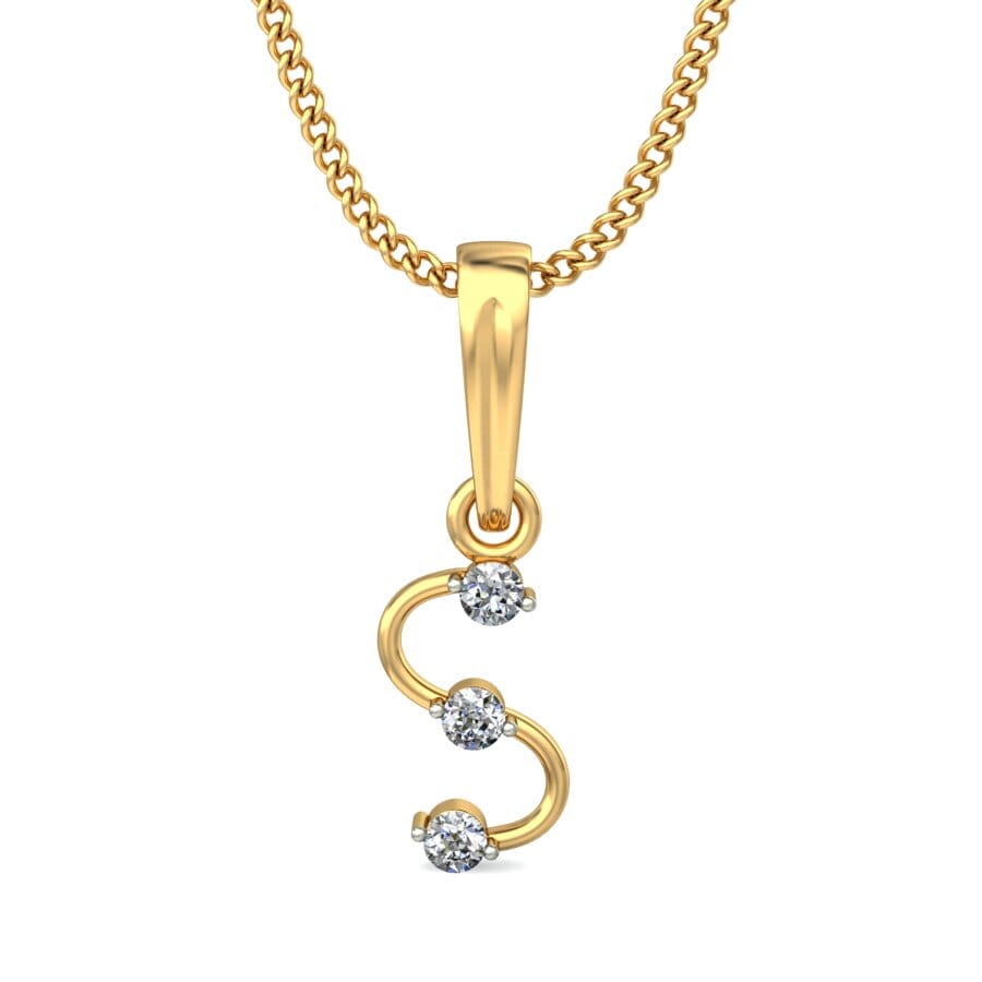 Round Diamond Fancy Pendant