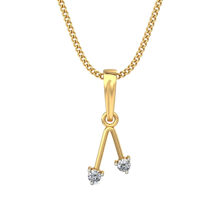 Round Diamond Fancy Pendant