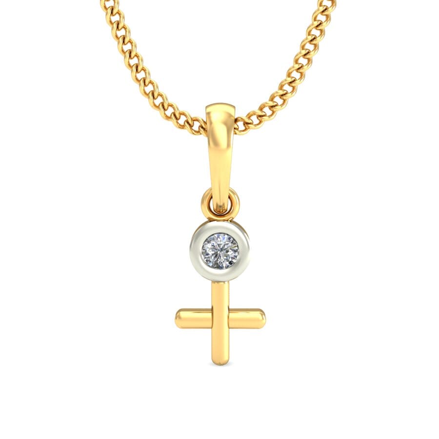 Round Diamond Fancy Pendant