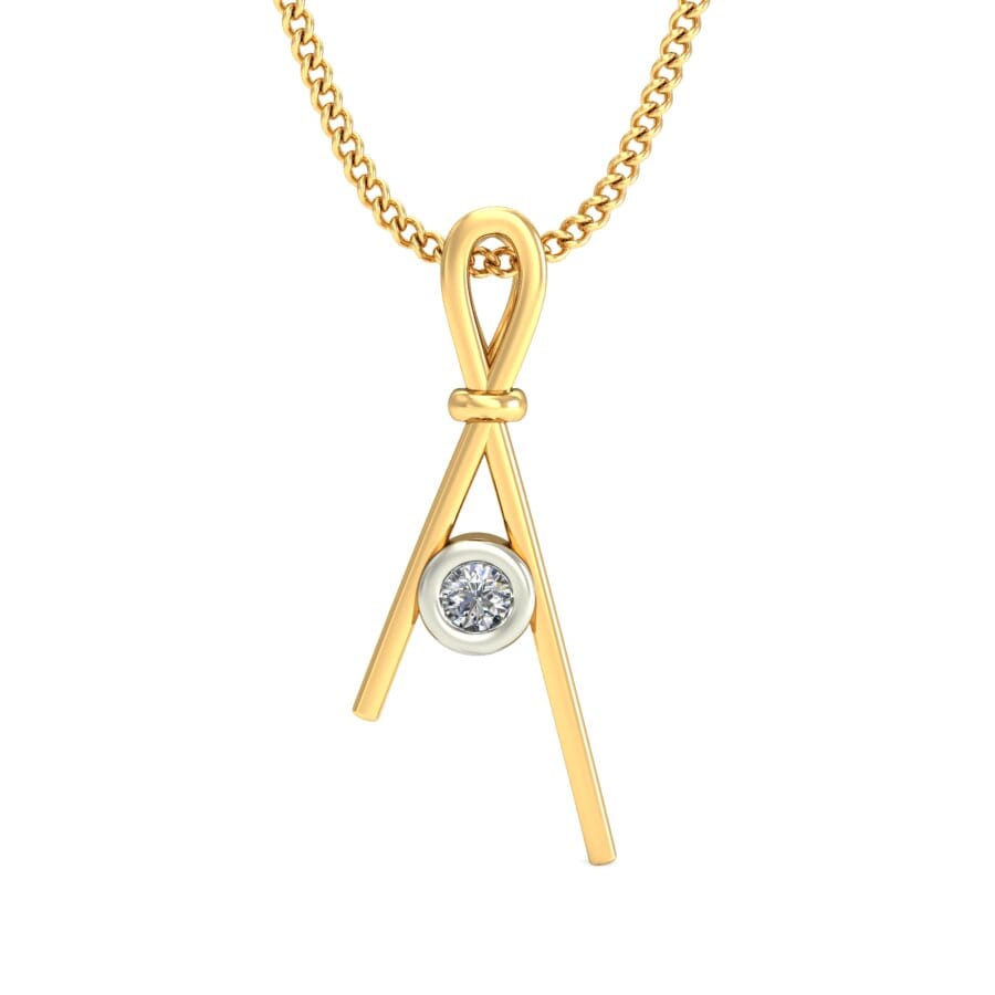 Round Diamond Fancy Pendant