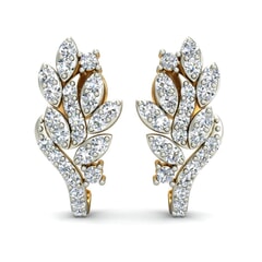 18KT Gold and 0.66 Carat Diamond Earrings