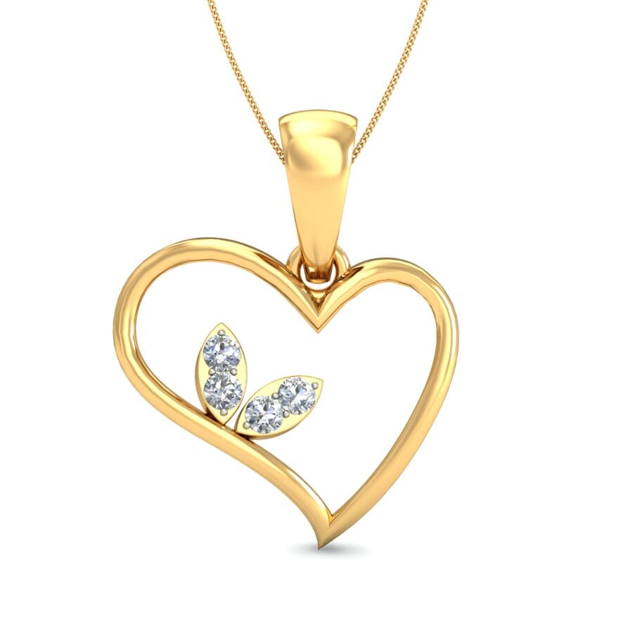Round Diamond Fancy Pendant