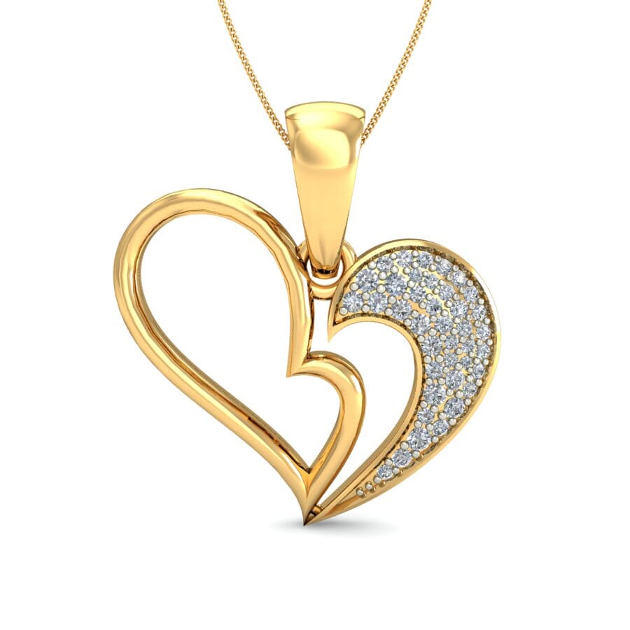 Round Diamond Fancy Pendant