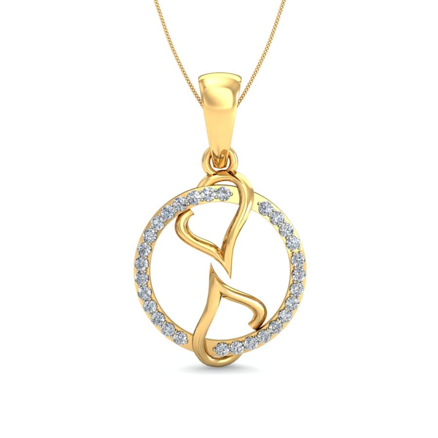Round Diamond Fancy Pendant